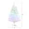 4ft. Fiber Optic Multicolor LED Lights White Pine Artificial Christmas Tree